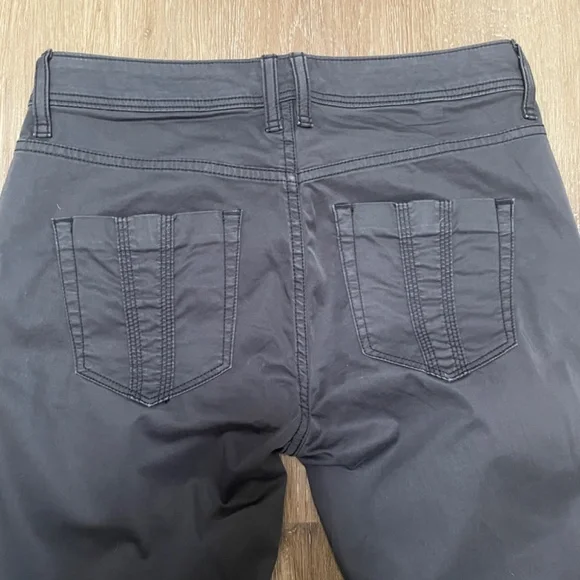 Burberry Bayswater Skinny Zip Pants, Dark Grey, Size 27 - Picture 9 of 10